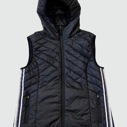 Powerstripe Eco-Friendly Down Hooded Vest