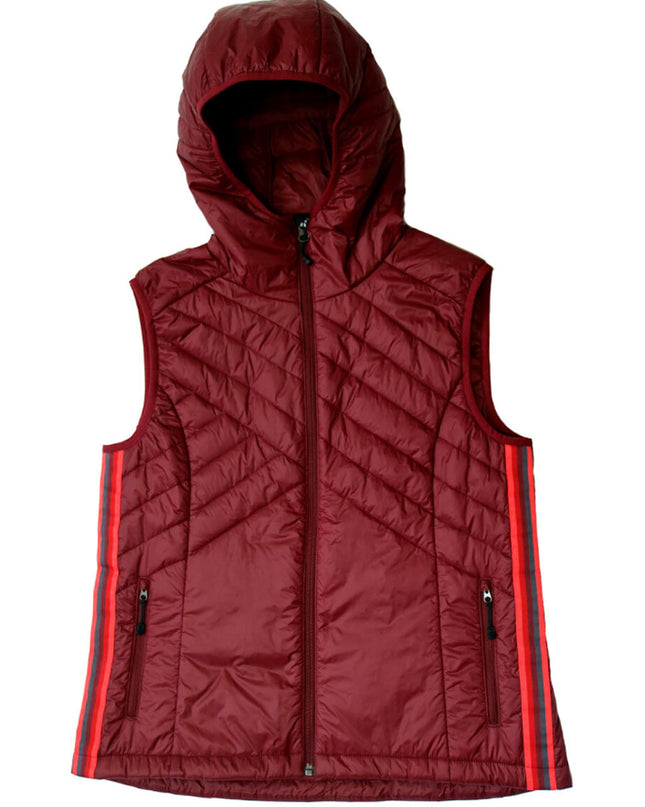 Powerstripe Eco-Friendly Down Hooded Vest