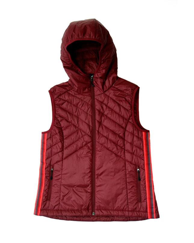 Powerstripe Eco-Friendly Down Hooded Vest