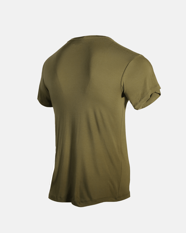 Bamboo Aerotech T-Shirt - Olive Green