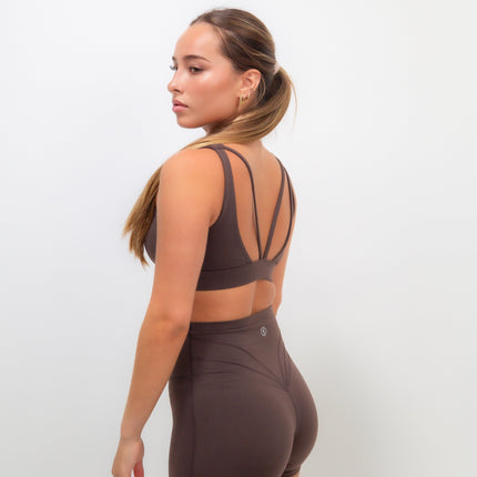 I Am Beautifully Radiant Quick-Dry Butter Coffee Brown Short