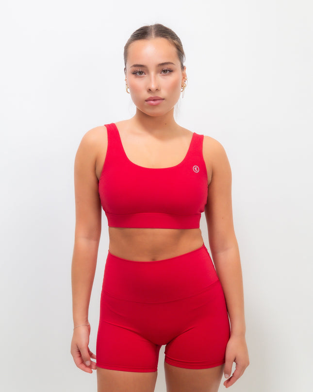 I Am Beautifully Radiant Quick-Dry Butter Red Short