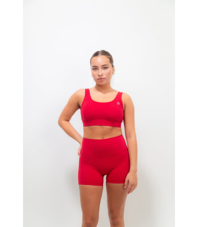 I Am Beautifully Radiant Quick-Dry Butter Red Short