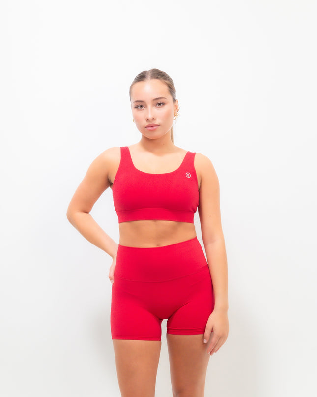 I Am Beautifully Radiant Quick-Dry Butter Red Short