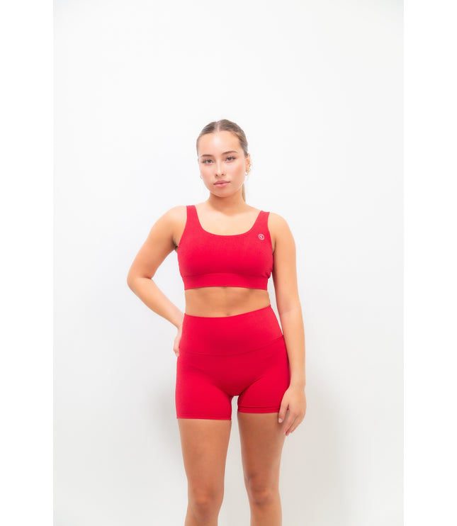 I Am Beautifully Radiant Quick-Dry Butter Red Short