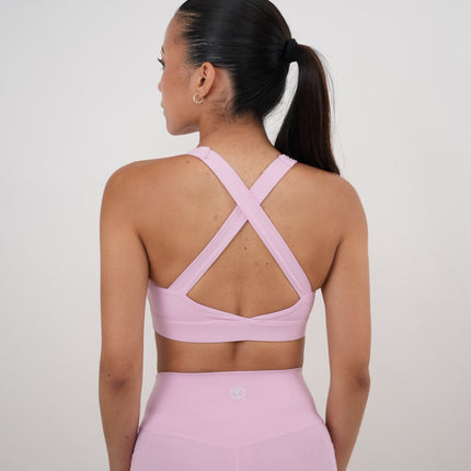 I Am Glowing Pink Blossom Quick Dry Butter Bra