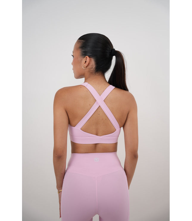 I Am Glowing Pink Blossom Quick Dry Butter Bra