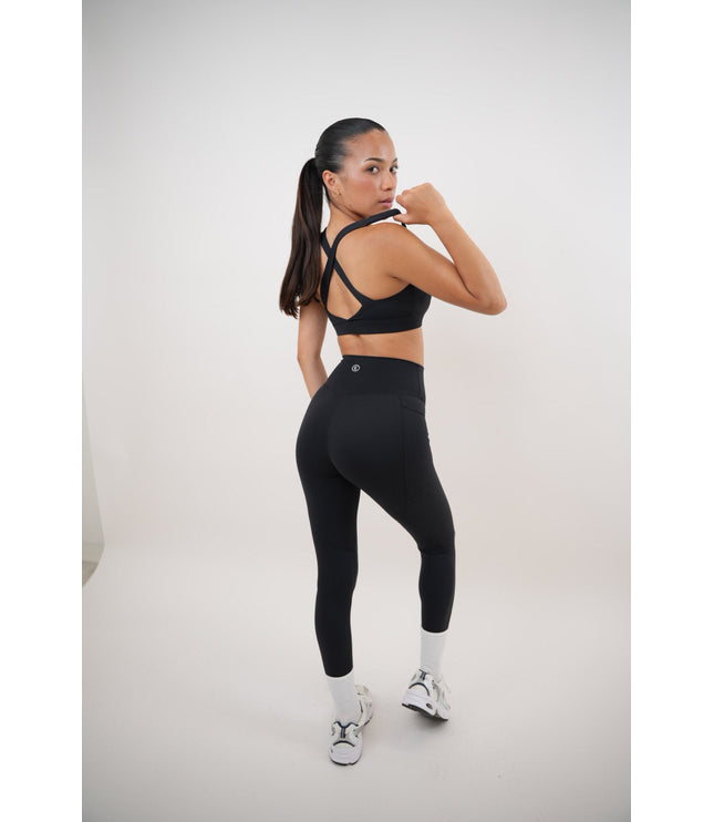 I Am Glowing Black Quick Dry Butter Soft Legging