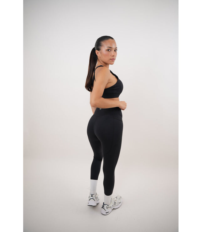 I Am Glowing Black Quick Dry Butter Soft Legging