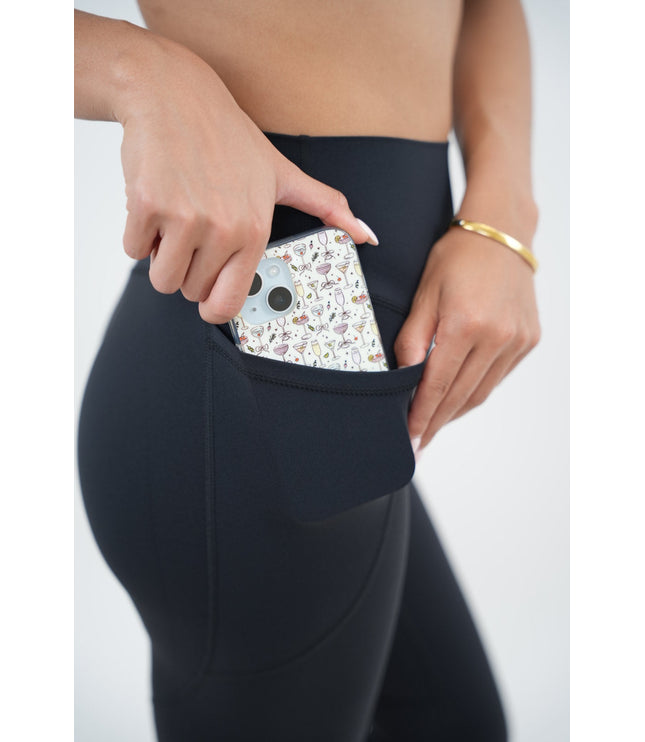 I Am Glowing Black Quick Dry Butter Soft Legging