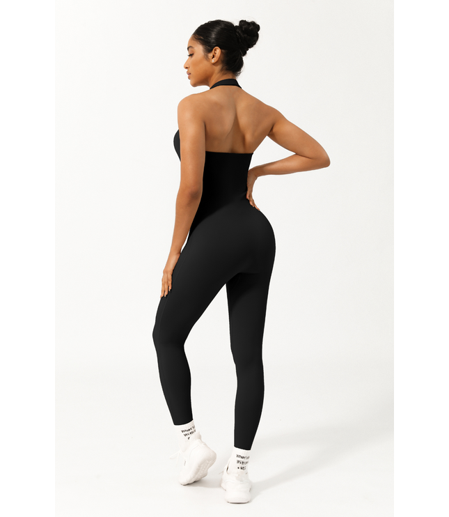 I Am Powerful Bodysuit in Black