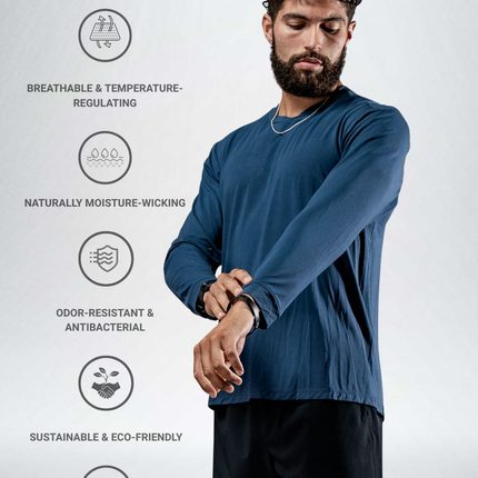 Men's Terra Recovery Field Shirt (Deepline Blue)