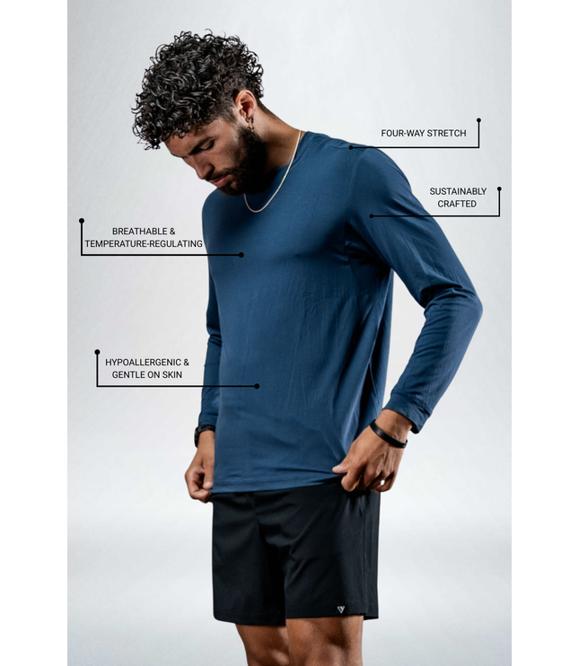 Men's Terra Recovery Field Shirt (Deepline Blue)