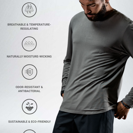 Men's Terra Recovery Field Shirt (Stone Gray)