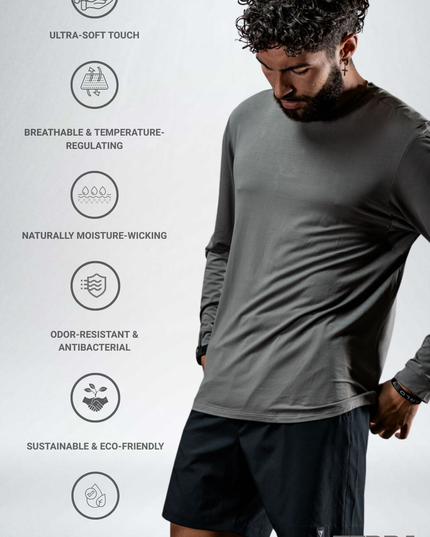 Men's Terra Recovery Field Shirt (Stone Gray)