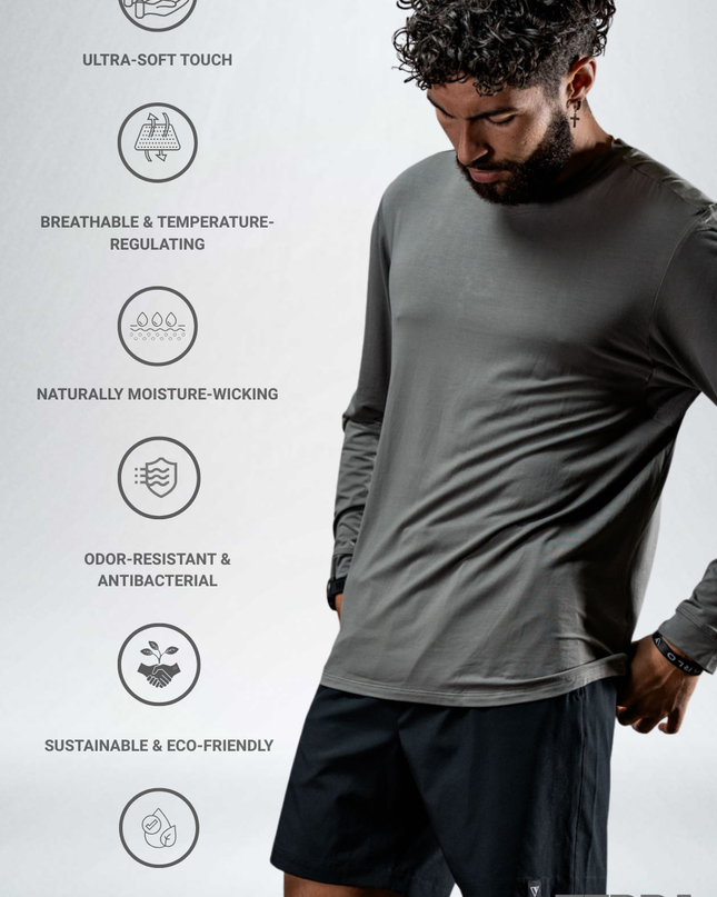 Men's Terra Recovery Field Shirt (Stone Gray)
