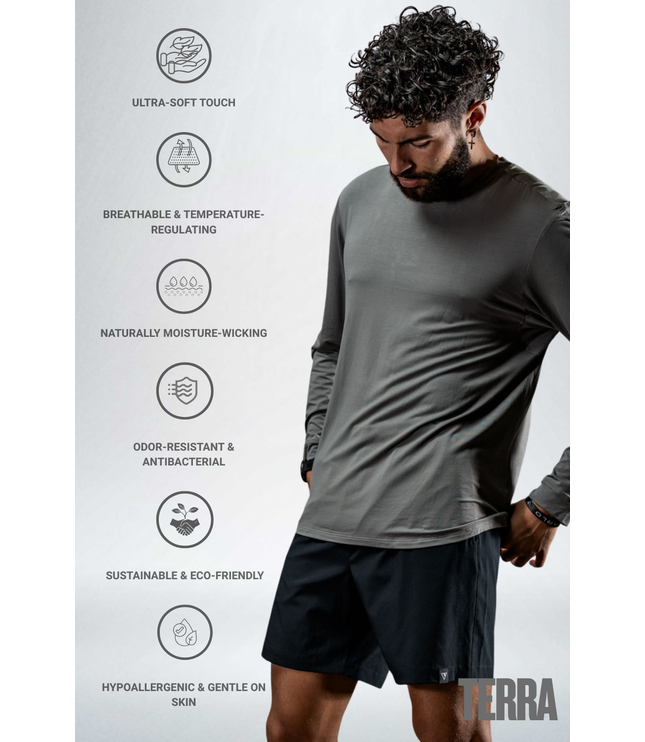 Men's Terra Recovery Field Shirt (Stone Gray)