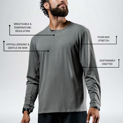 Men's Terra Recovery Field Shirt (Stone Gray)