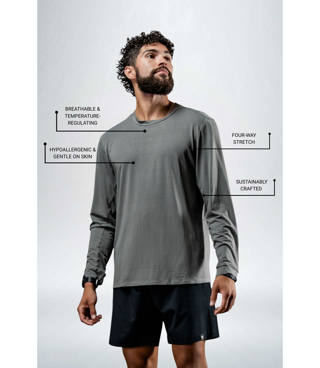 Men's Terra Recovery Field Shirt (Stone Gray)