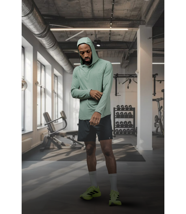 Men's Terra Recovery Element Hoodie Shirt (Low Light Olive)