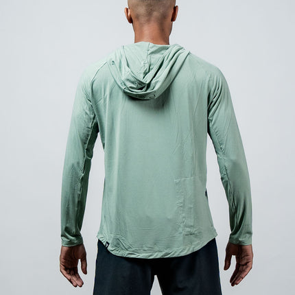 Men's Terra Recovery Element Hoodie Shirt (Low Light Olive)