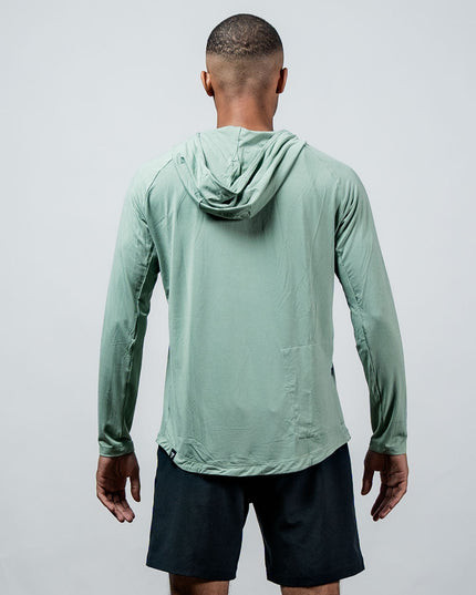 Men's Terra Recovery Element Hoodie Shirt (Low Light Olive)