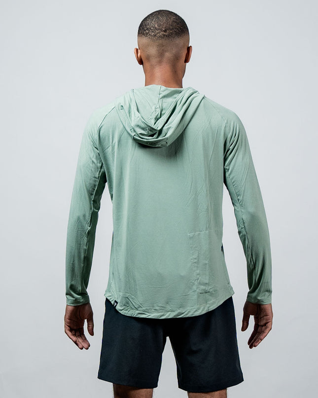 Men's Terra Recovery Element Hoodie Shirt (Low Light Olive)
