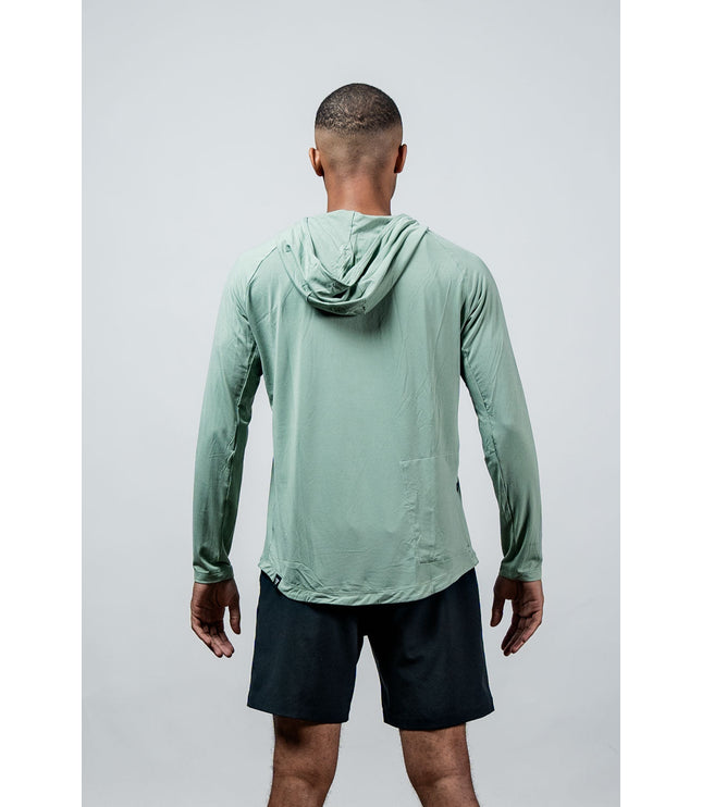 Men's Terra Recovery Element Hoodie Shirt (Low Light Olive)