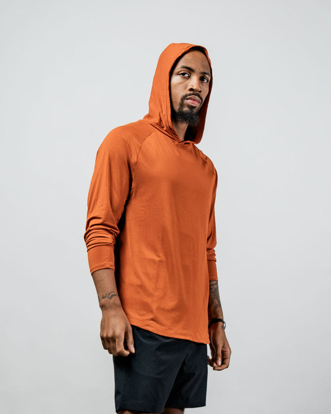 Men's Terra Recovery Element Hoodie Shirt (Sunfire Clay)