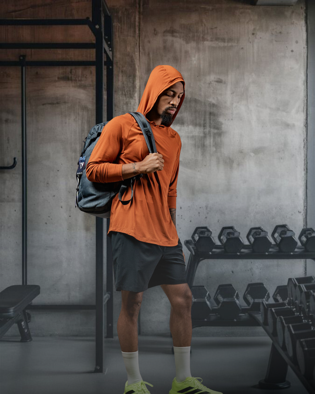 Men's Terra Recovery Element Hoodie Shirt (Sunfire Clay)