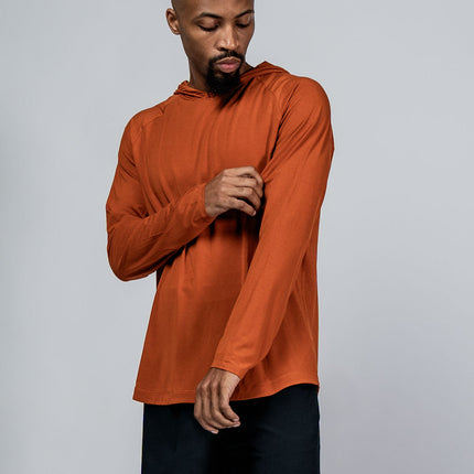 Men's Terra Recovery Element Hoodie Shirt (Sunfire Clay)