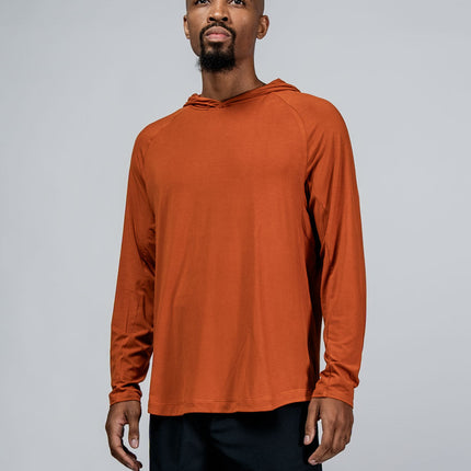 Men's Terra Recovery Element Hoodie Shirt (Sunfire Clay)