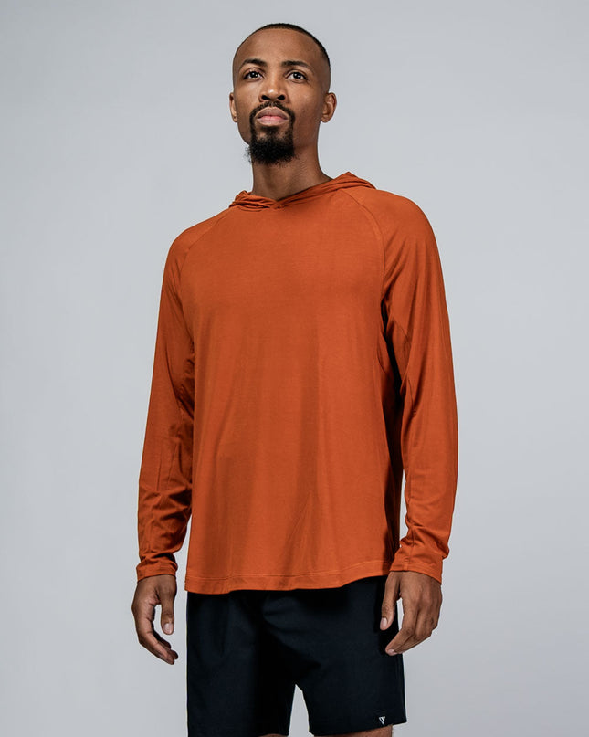 Men's Terra Recovery Element Hoodie Shirt (Sunfire Clay)