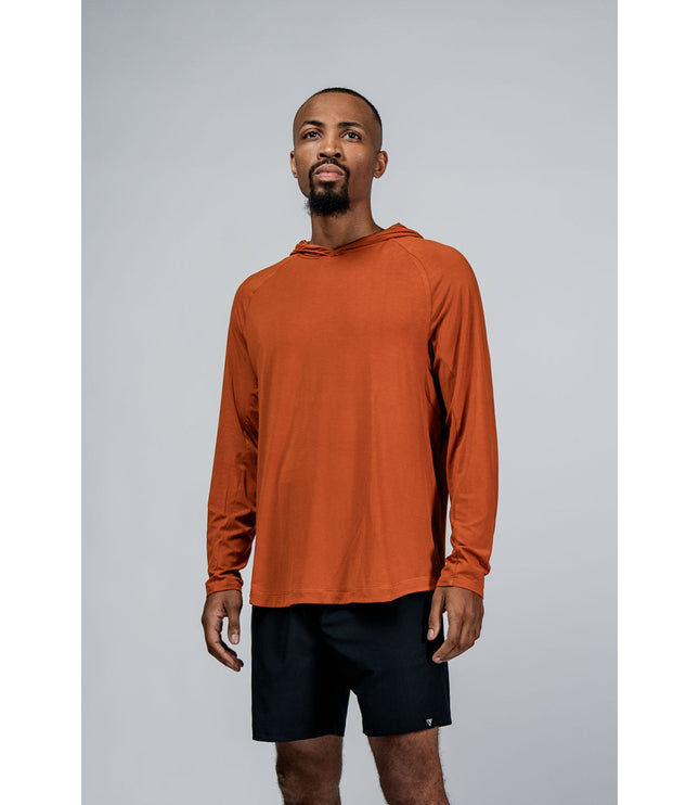 Men's Terra Recovery Element Hoodie Shirt (Sunfire Clay)