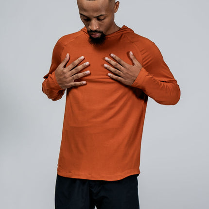 Men's Terra Recovery Element Hoodie Shirt (Sunfire Clay)