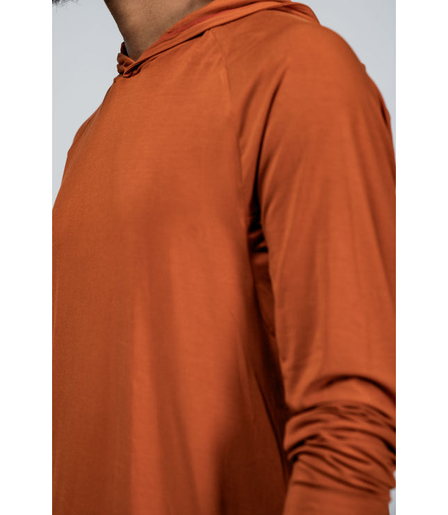 Men's Terra Recovery Element Hoodie Shirt (Sunfire Clay)