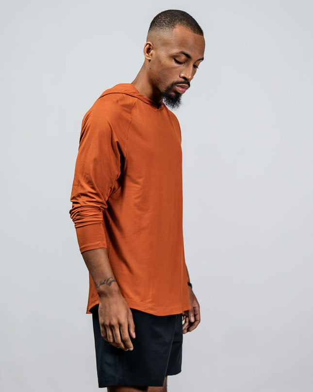 Men's Terra Recovery Element Hoodie Shirt (Sunfire Clay)