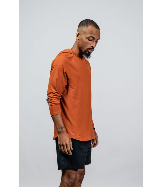 Men's Terra Recovery Element Hoodie Shirt (Sunfire Clay)