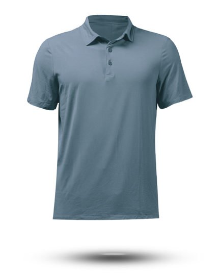 Men's Terra Recovery Polo (Ash Gray)