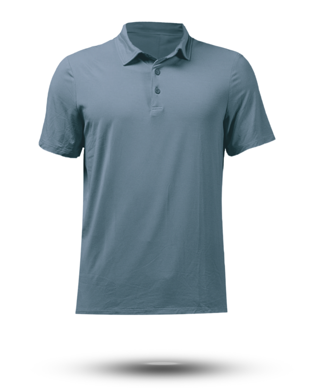 Men's Terra Recovery Polo (Ash Gray)