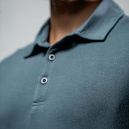 Men's Terra Recovery Polo (Ash Gray)