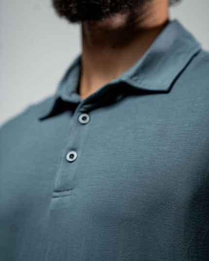 Men's Terra Recovery Polo (Ash Gray)