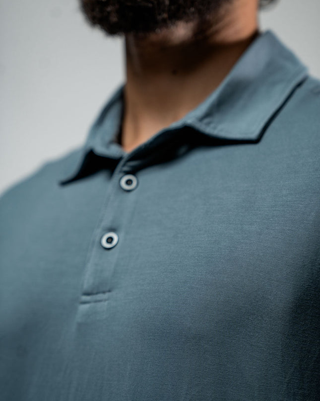 Men's Terra Recovery Polo (Ash Gray)