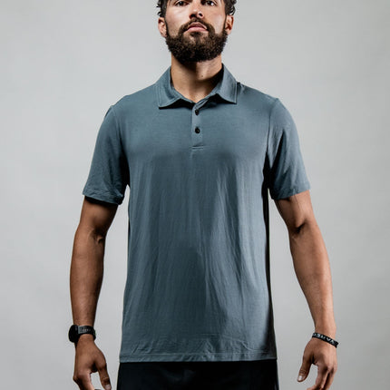 Men's Terra Recovery Polo (Ash Gray)