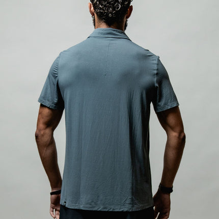 Men's Terra Recovery Polo (Ash Gray)