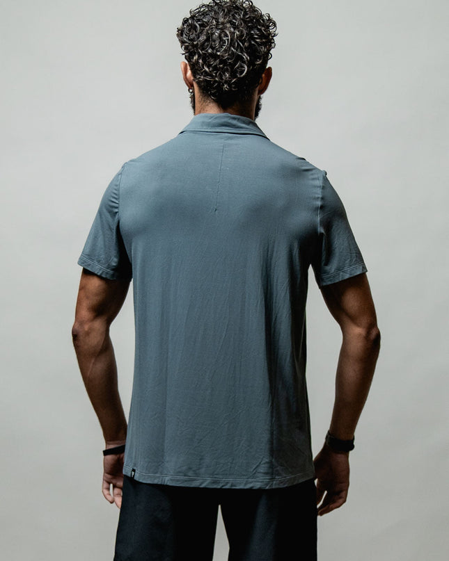 Men's Terra Recovery Polo (Ash Gray)