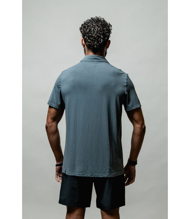 Men's Terra Recovery Polo (Ash Gray)