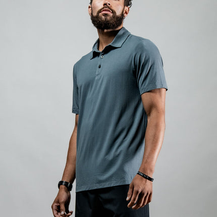 Men's Terra Recovery Polo (Ash Gray)