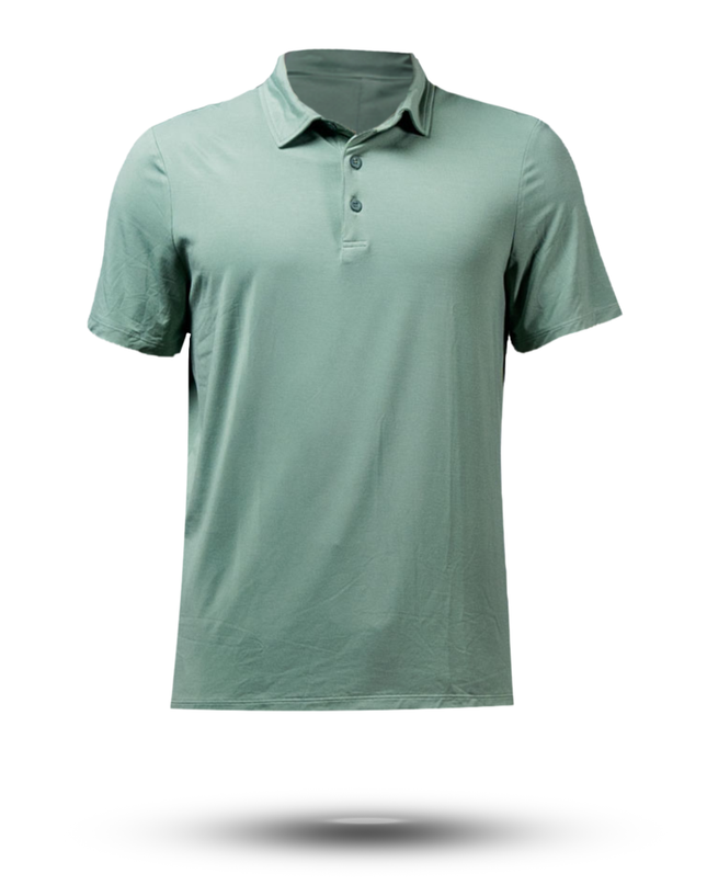 Men's Terra Recovery Polo (Low Light Olive)