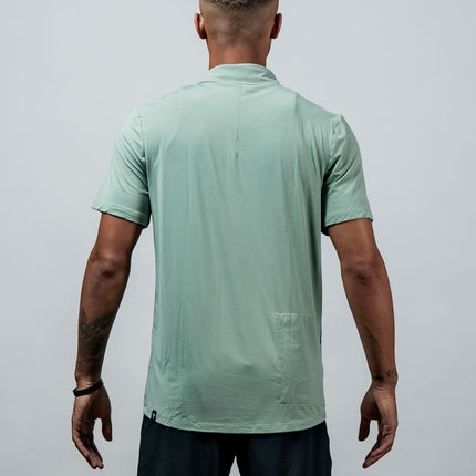 Men's Terra Recovery Polo (Low Light Olive)